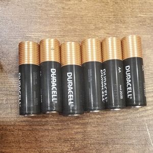 Duracell AA batteries 6pk Brand New